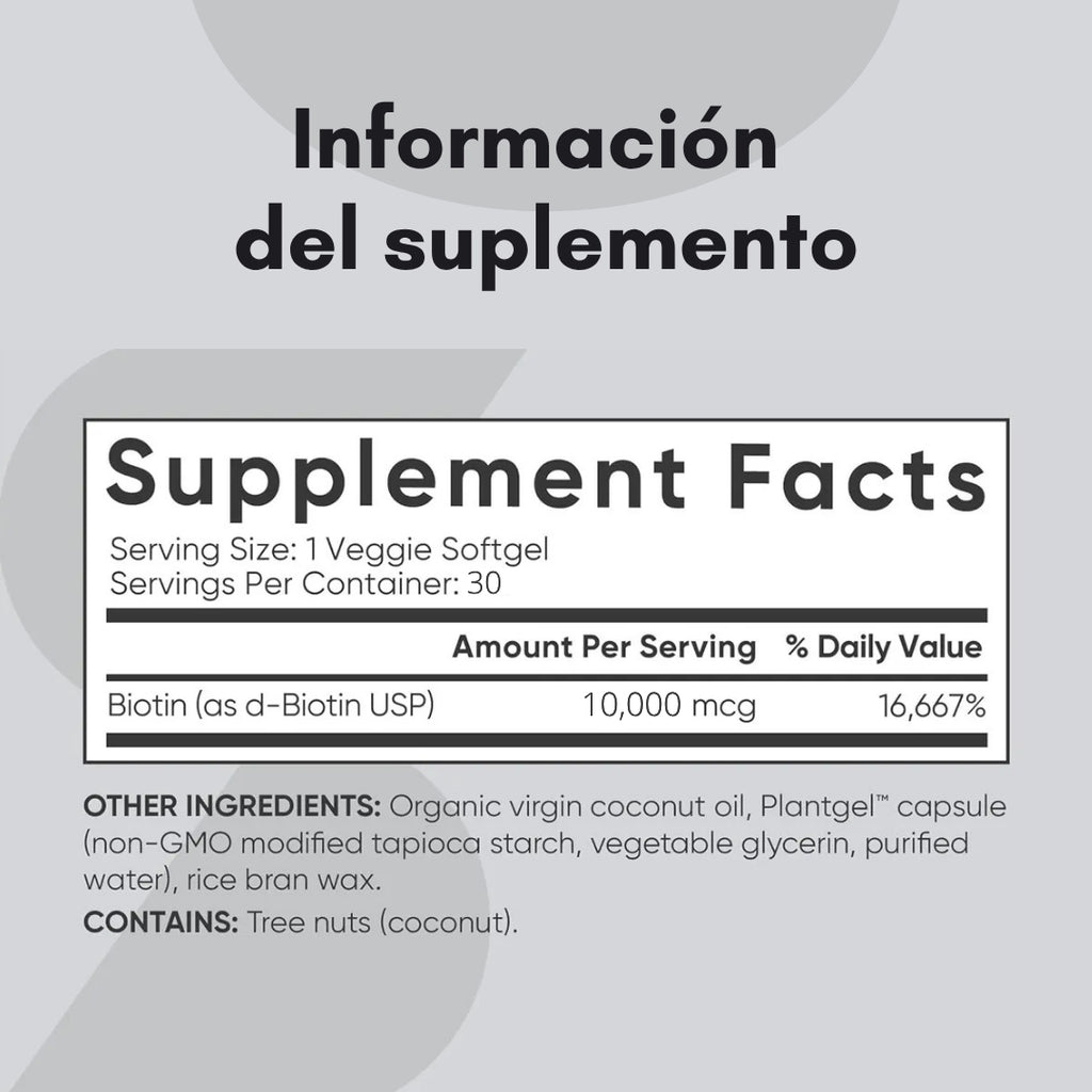 SUPLEMENTO DE BIOTINA SPORTS RESEARCH  ID 1962530