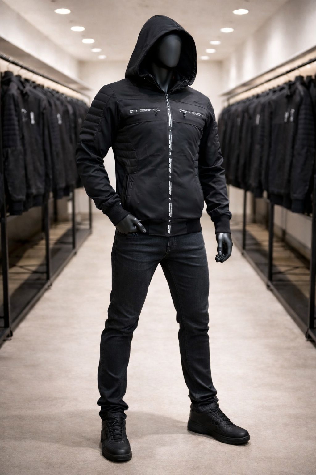CHAQUETA HOMBRE CAPOTA BLACK ID 2111066