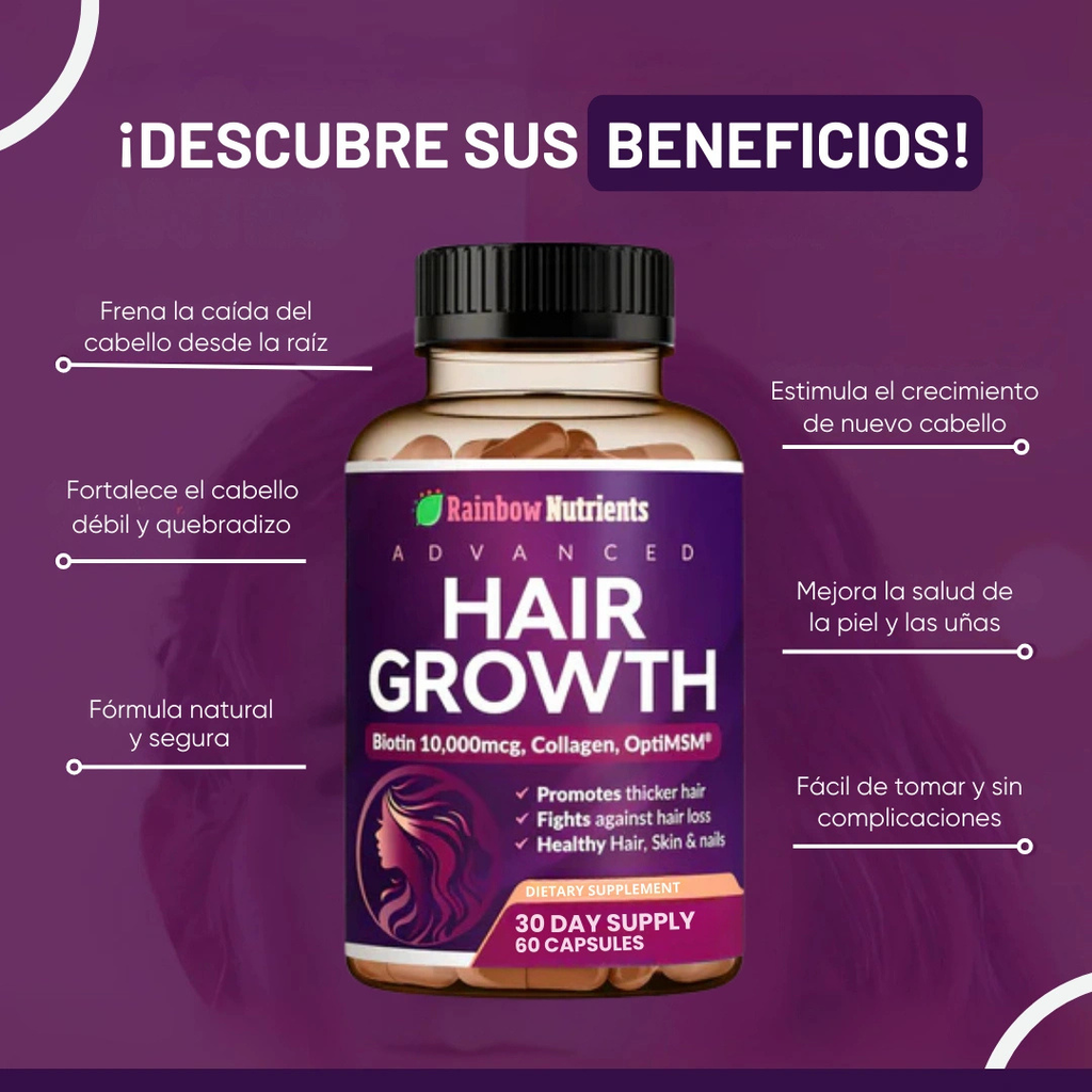 VITAMINAS PARA EL CABELLO HAIR GROWTH  ID 1962498