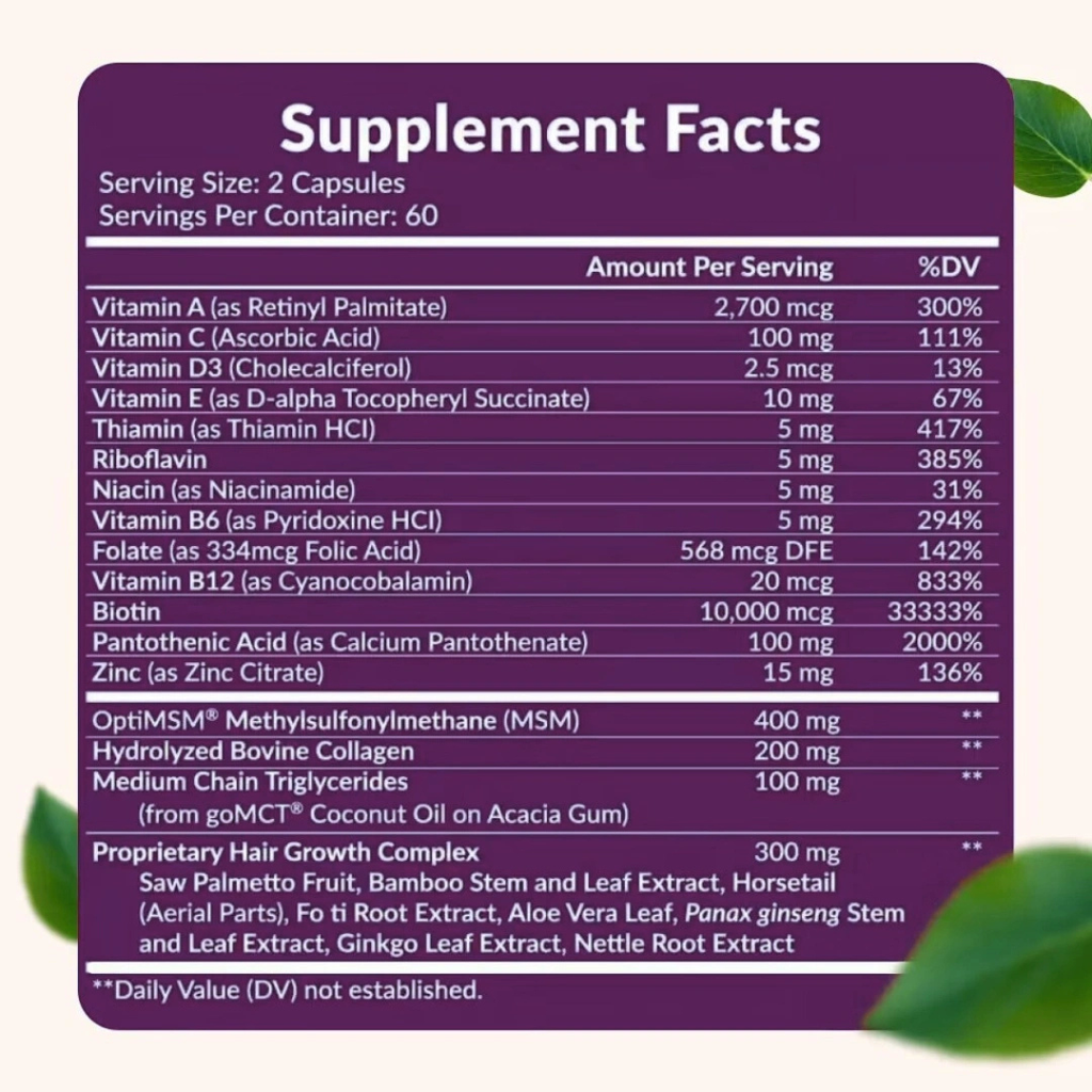 VITAMINAS PARA EL CABELLO HAIR GROWTH  ID 1962498