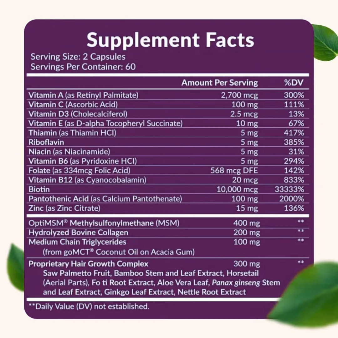 VITAMINAS PARA EL CABELLO HAIR GROWTH  ID 1962498